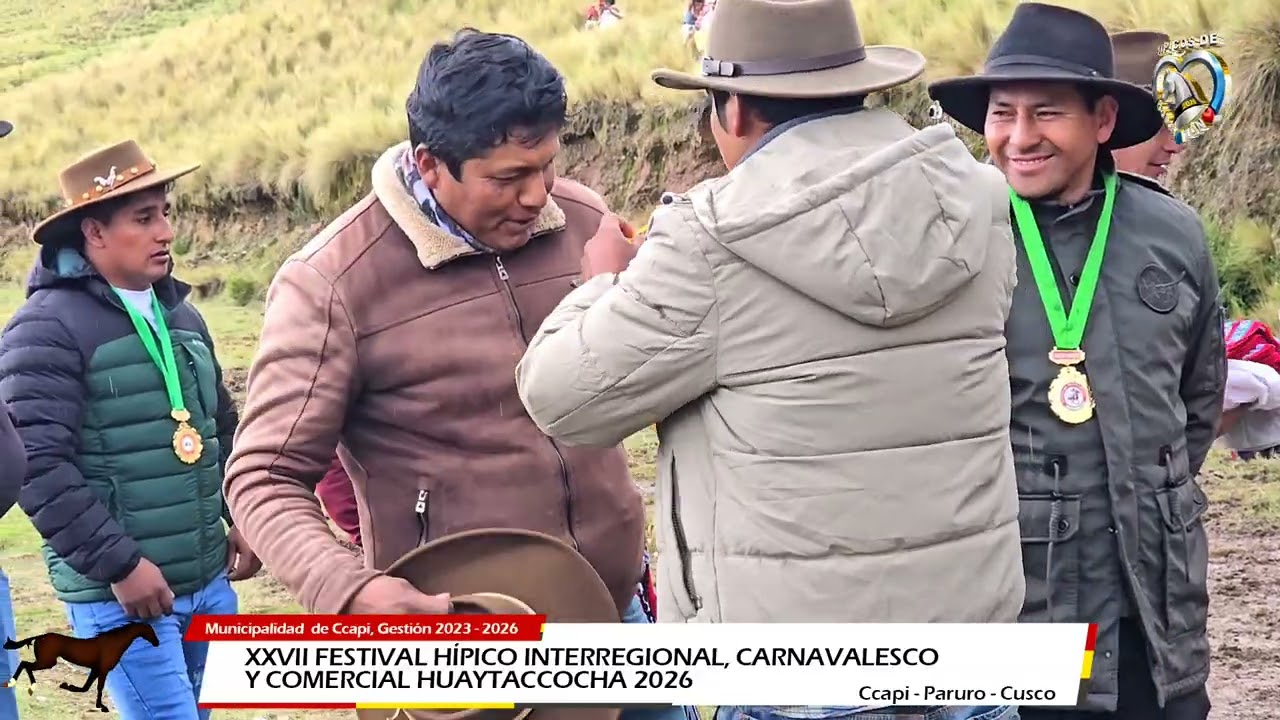 #Huaytaccocha #Ccapi #Paruro Imposición de Medallas 