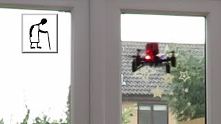 iDrone DIY Drone Kit playing with the minicamera
