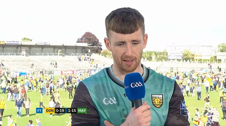 SHAUN PATTON SPEAKS AFTER DONEGAL V MAYO 2025 ALL IRELAND FOOTBALL CHAMPIONSHIP GAA