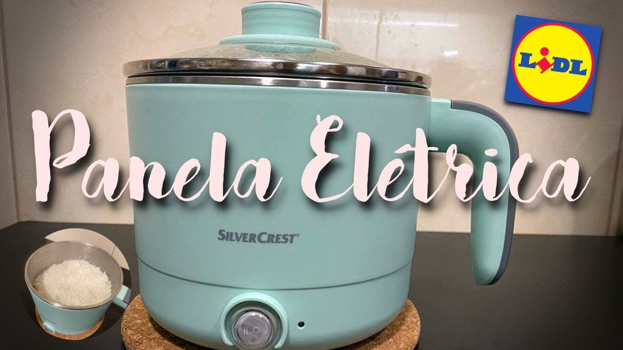 TESTE PANELA ELÉTRICA LIDL/SILVERCREST ARROZ BASMATI shorts YouTube