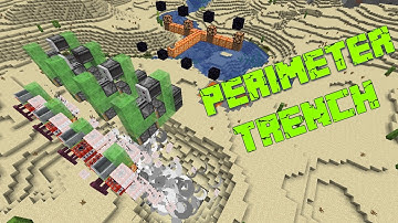 Easiest Perimeter Trench Tutorial 1.20.1