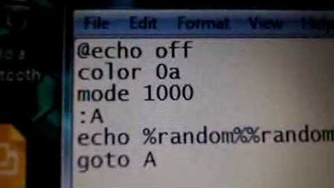 How to make a random number hack with notepad