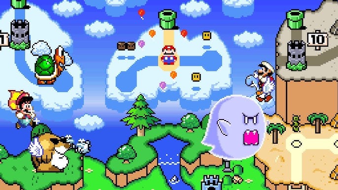 New Super Mario World 2: Around The World - Play Game Online