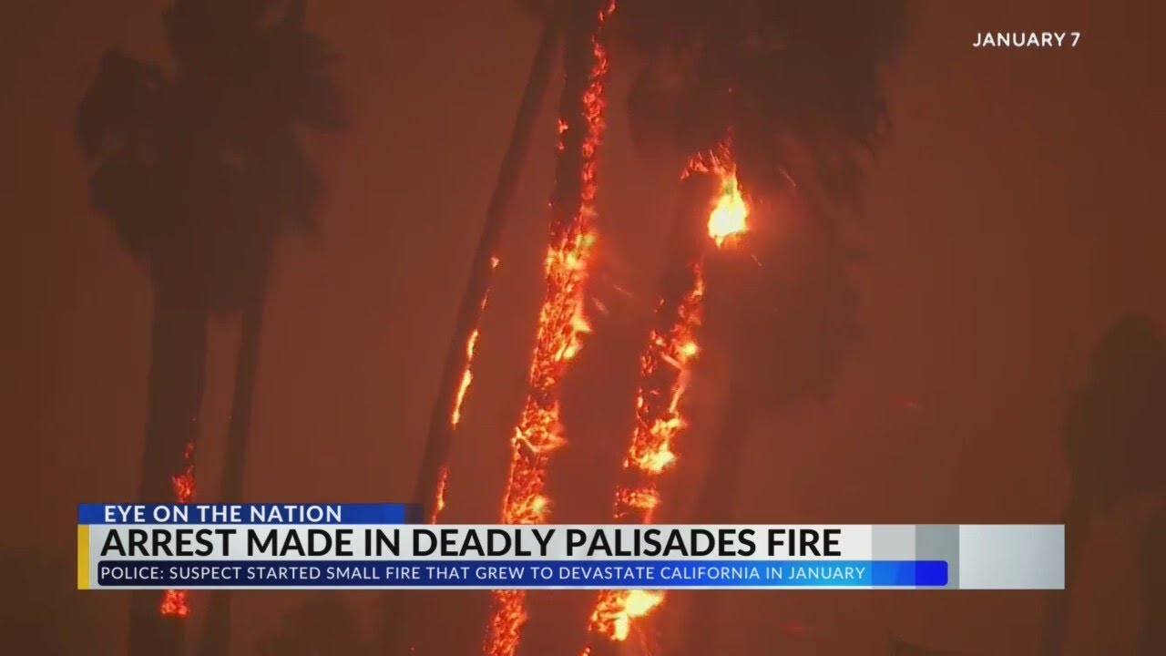 Arrest made in deadly palisades fire - YouTube