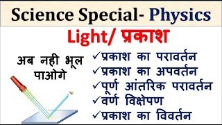 Light Basic Concept by Nitin Sir Study91,Reflection,Refraction,Total Internal Reflection