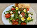 Салат из рукколы/arugula salad/вкусный и полезный салат без майонеза