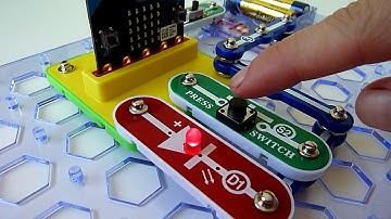 Snap:bit Demo - Turn LED On And Off With The Press Switch