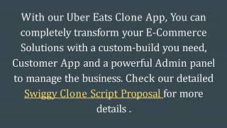 Readymade Best Swiggy Clone Script - DOD IT Solutions