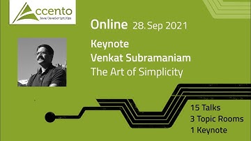 The Art of Simplicity - Venkat Subramaniam