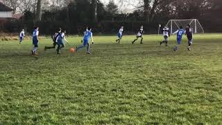 Rian Saunders scoring a well timed goal ⚽️