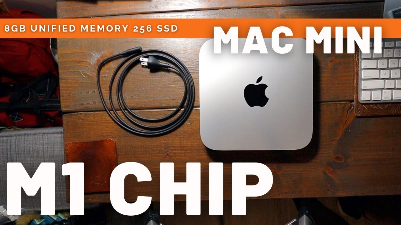 Unboxing Mac mini M1 8GB memory 256GB SSD and accessories - YouTube