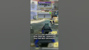 New M4 - Dissolver Best Gunsmith in Season 5 in CODM #shorts #m4gunsmith