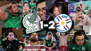 REACCIÓN DE MEXICANOS TRAS LA DERROTA 1-2 FRENTE A PARAGUAY 🇲🇽⚽🇵🇾