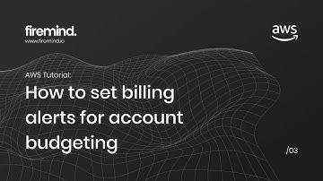 AWS: How to set billing alerts for account budgeting - Tutorial
