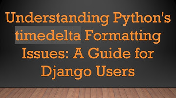 Understanding Python