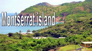 Touring In Montserrat island in the Caribbean Sea...