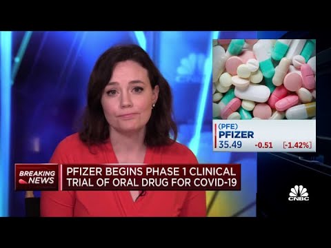 Pfizer begins human trials for pill that could treat Covid-19