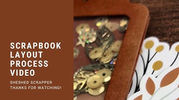 Scrapbook Layout Process Video: Grateful//Mollie Collection from Felicity Jane