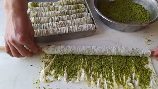 📣Baklava is my job✋2 Trays of Baklava from Single Dough /Pistachio Wrap