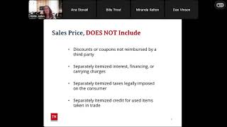 Tax Webinar: Tax Issues for Automotive Dealers - Accessible Version