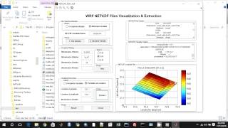 19 - WRF NETCDF File Visualization and Extraction Application_Demo