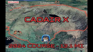 Cadair X 2024: fly over the half-marathon course! Video of the race path.