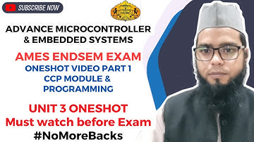 AMES | ENDSEM ONESHOT Part 1  | PIC18F