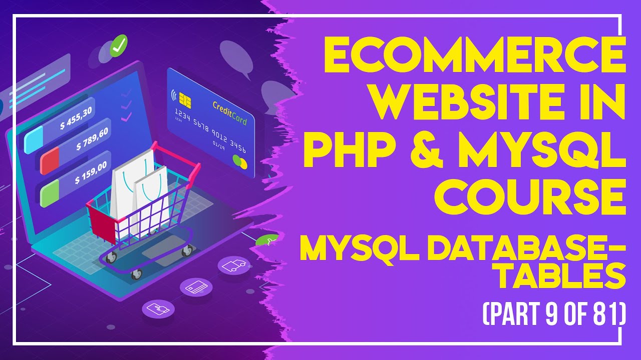 E-Commerce website in PHP & MySQL in Urdu/Hindi part 9 MySQL database-tables