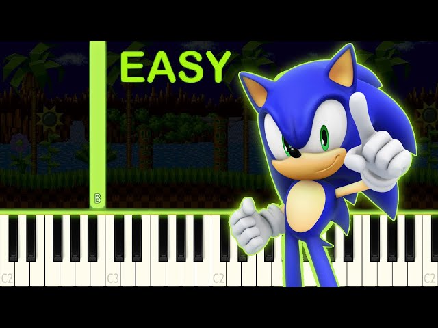 sonic green hill zone piano tutorial｜TikTok Search