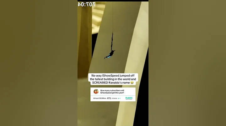 IShowSpeed Jumps Off The Tallest Building In The World 😳 #ishowspeed #streamerclips