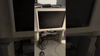 JVC Flatscreen CRT Degaussing Noise (50hz) #crt