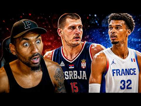 Reacting To France vs Serbia Full Game Highlights | 2027 Basketball World Cup Qualifiers