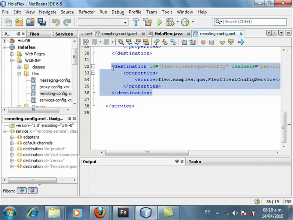 1."Hola Mundo" Flex con Java 2 de 3 - YouTube