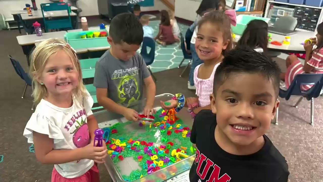 Learning and Playing in Kindergarten at Riverdale Elementary