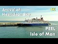 Arrival of Hebridean Sky at Peel Isle of Man - 4K Mavic 2 Pro