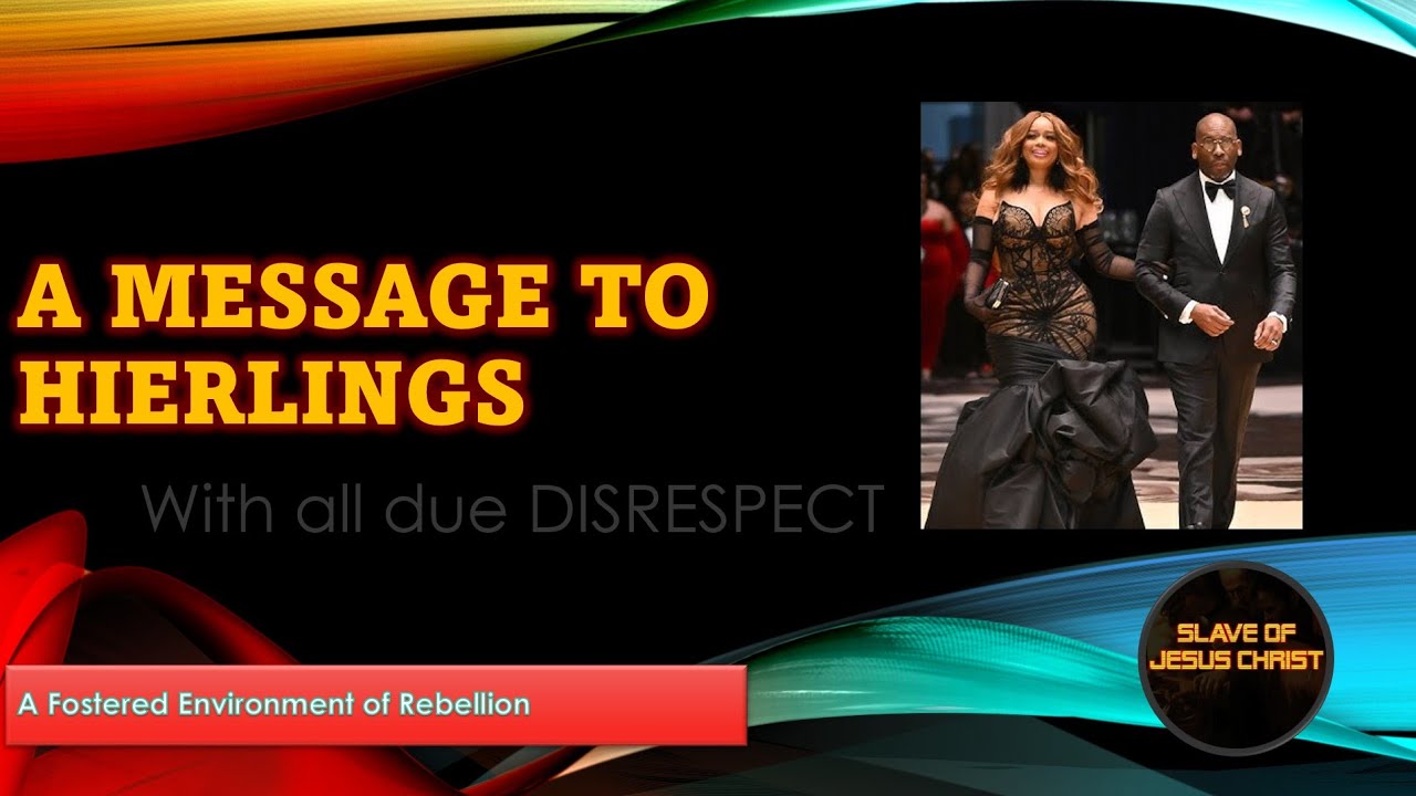 A MESSAGE TO HIERLINGS