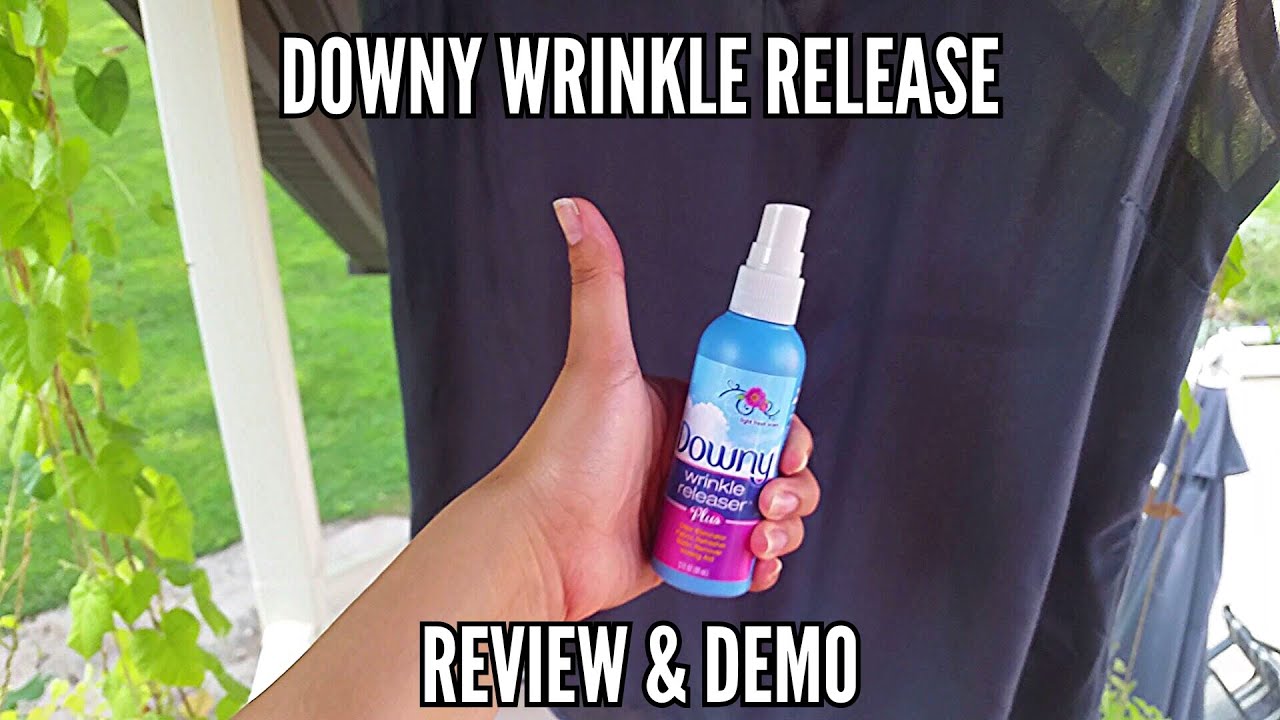 Downy wrinkle release review and demo. YouTube