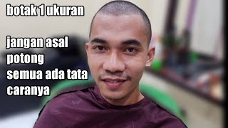 Cara Potong Rambut Botak Ukura 1mm dan Kesopanan di saat Mencukur Rambut Pelanggan.