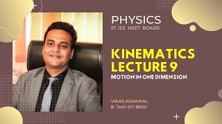 Kinematics| Lecture-9 | Motion In One Dimension | Vikas Agrawal, BTech IIT BHU | Physics Kinematics| Lecture-9 | Motion In One Dimension | Vikas Agrawal, BTech IIT BHU | Physics
