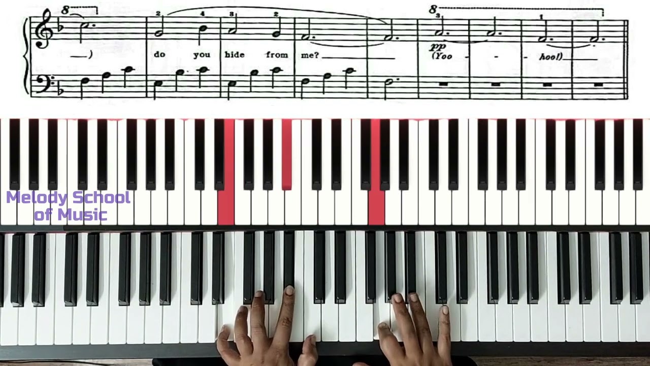 My Echo | Piano Lessons for Kids Beginners | Teach me to Play - Melody School of Music