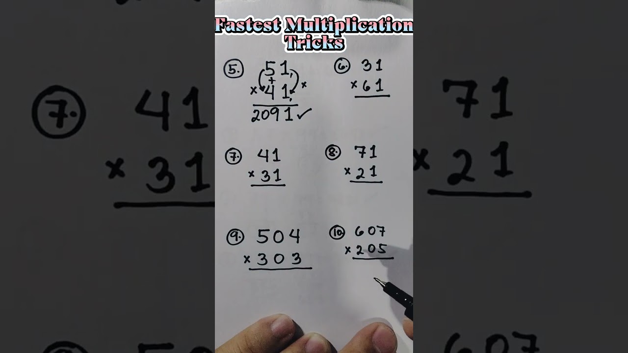 Basic Math Review: Fastest Multiplication Tricks That You Need To Know!