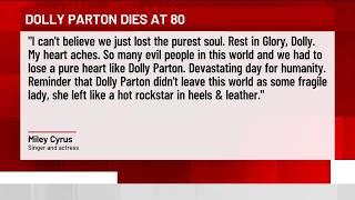 Members of Dolly Partons family, other East TN locals and celebrities share words after learning...