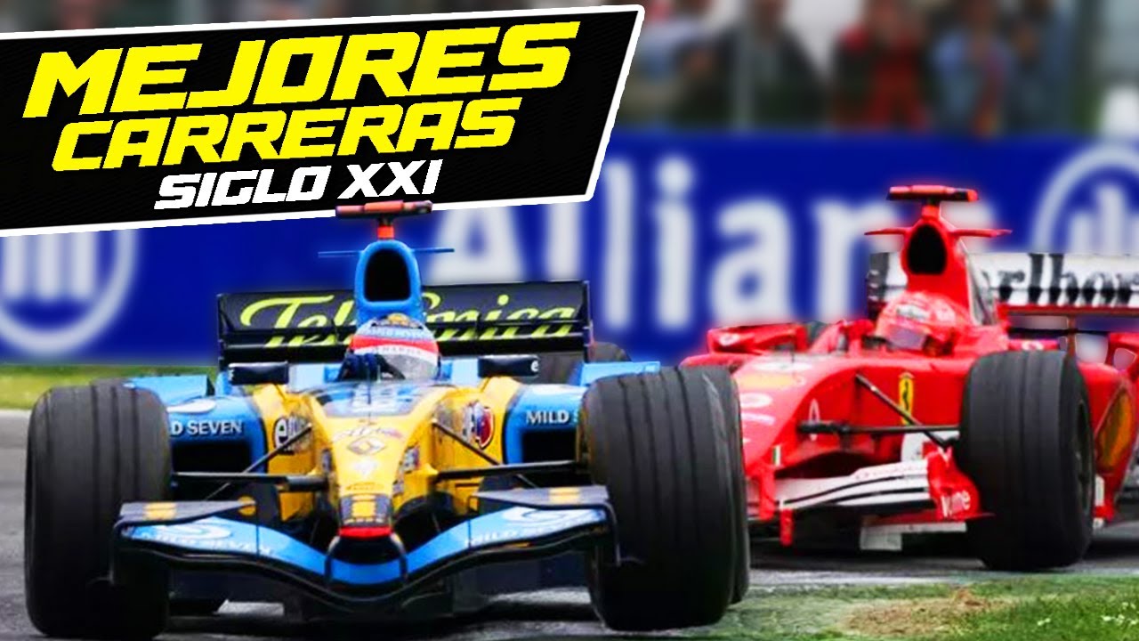 TOP 25 MEJORES CARRERAS de Fórmula 1 del Siglo XXI - YouTube