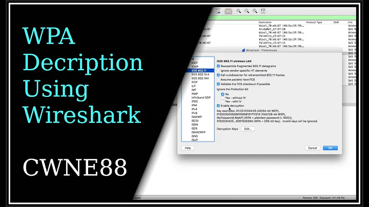 WPA Decryption Using Wireshark