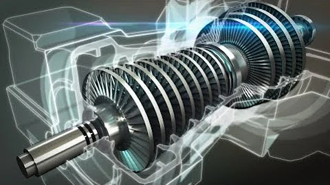 Como calor é capaz de produzir movimento em uma turbina a vapor?