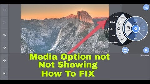 How to fix Media option is not showing In Kinemaster Video Editor App | Kinemaster Media Option