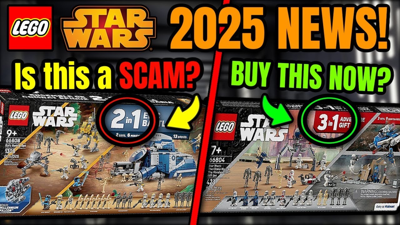 PRICES REVEALED! 2025 LEGO Star Wars Combo Packs NEWS! Should You