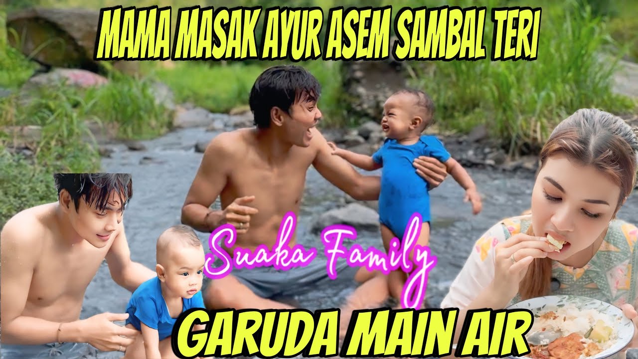 Ajak Garuda Main Di BAwah Gunung Merapi !!! Mama Masak Sayur Asem