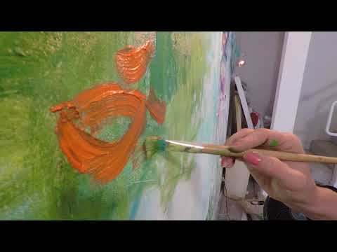 Watch Me Paint Abstract Art Video by Amy Donaldson