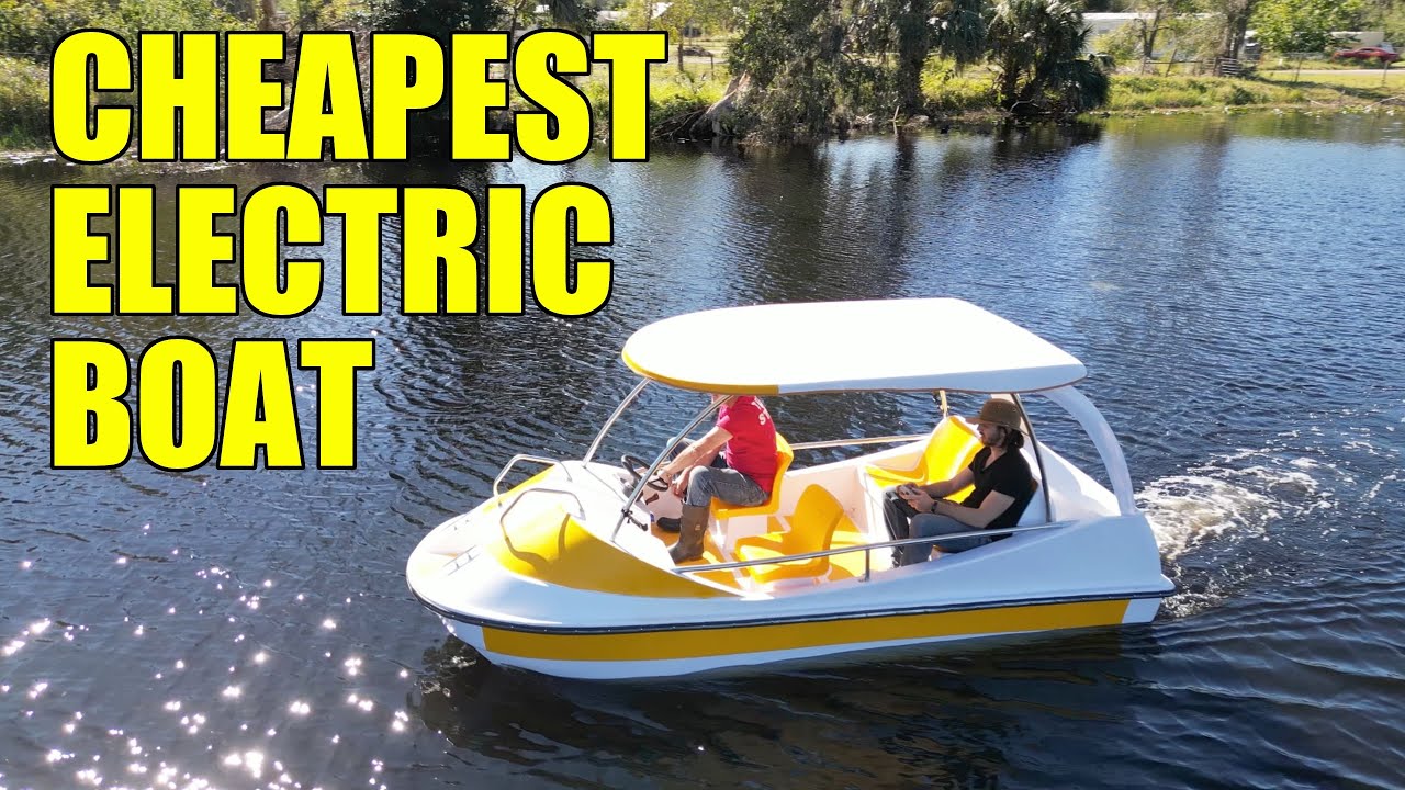 Unboxing my $1,000 ELECTRIC boat from China 